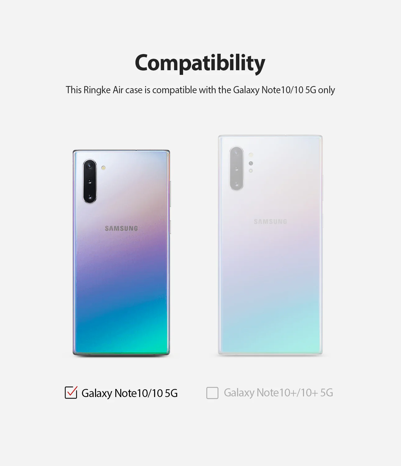 Galaxy Note 10 Case | Air - Clear (Dot) - Image 3