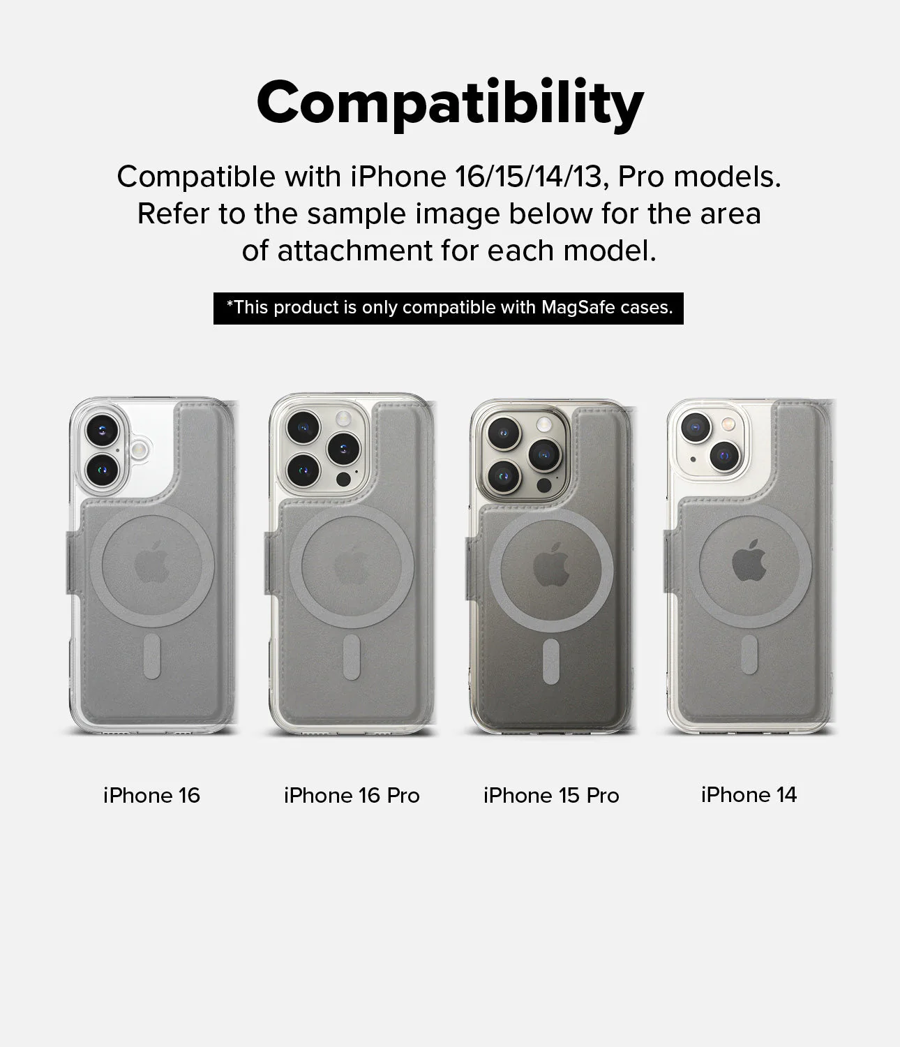 iPhone & Pro MagSafe Cover | Folio Wallet Magnetic - Image 5
