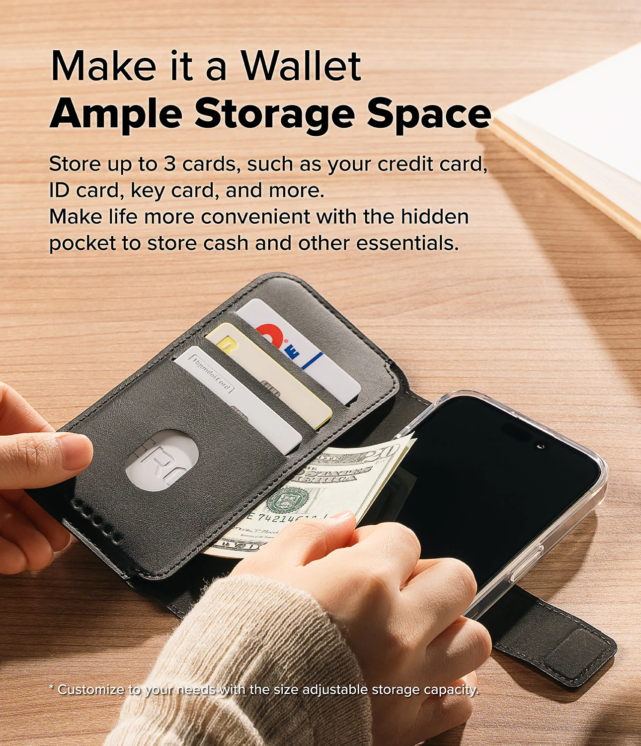 iPhone & Pro MagSafe Cover | Folio Wallet Magnetic - Image 8