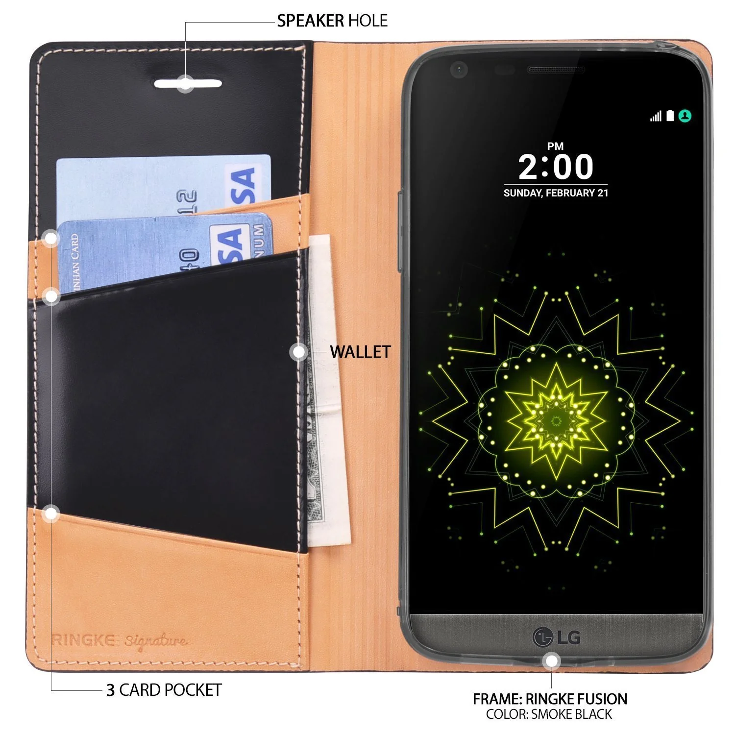 LG G5 Case | Signature - Black - Image 6