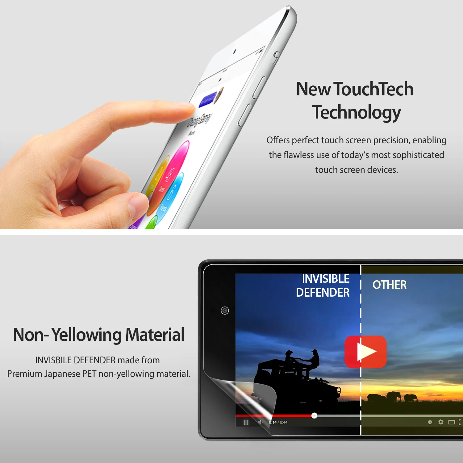 Moto G 2014 Screen Protector | Invisible Defender - Image 7