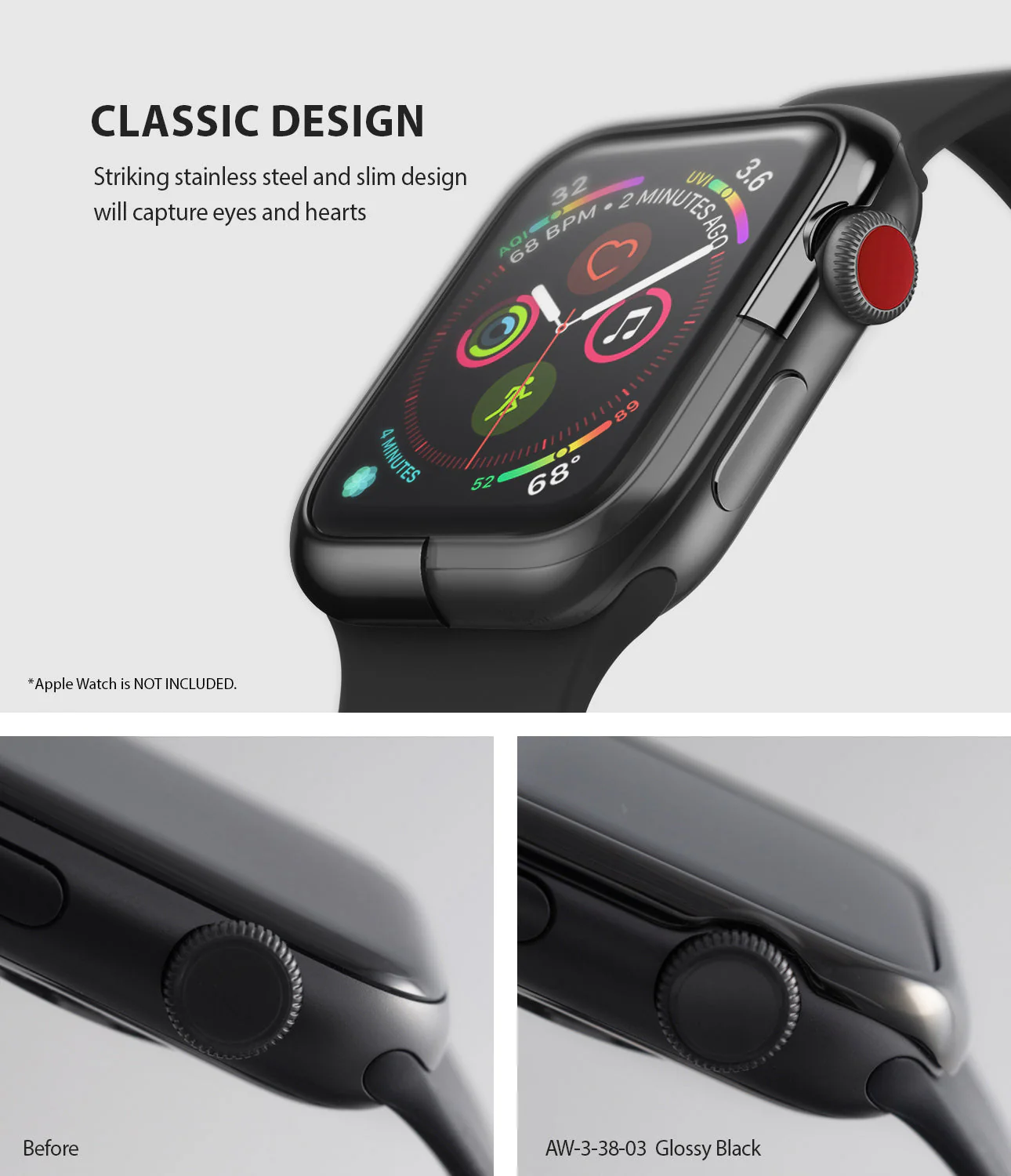 Apple Watch Series 3 / 2 / 1 (38mm) | Bezel Styling - Image 44