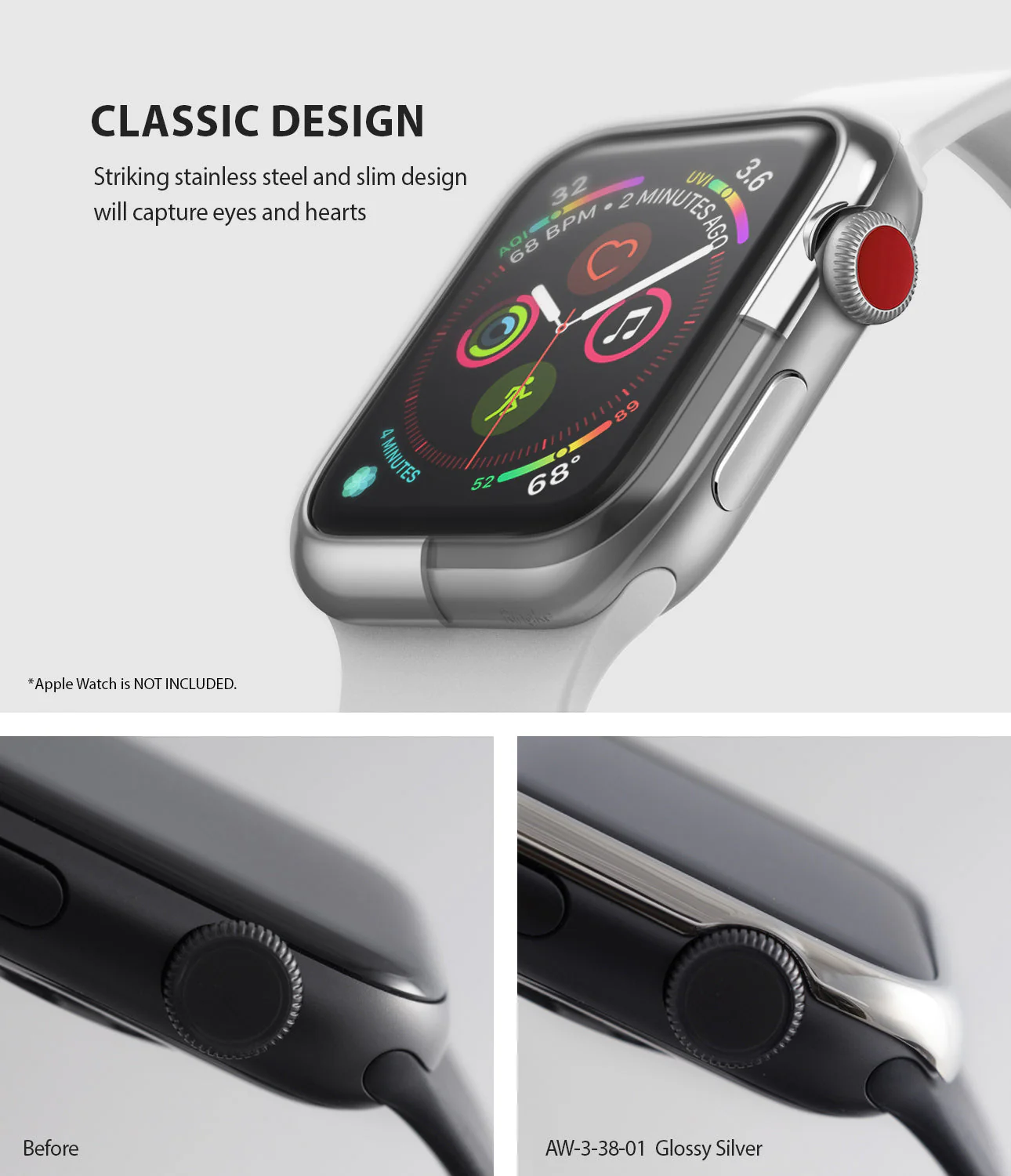 Apple Watch Series 3 / 2 / 1 (38mm) | Bezel Styling - Image 5