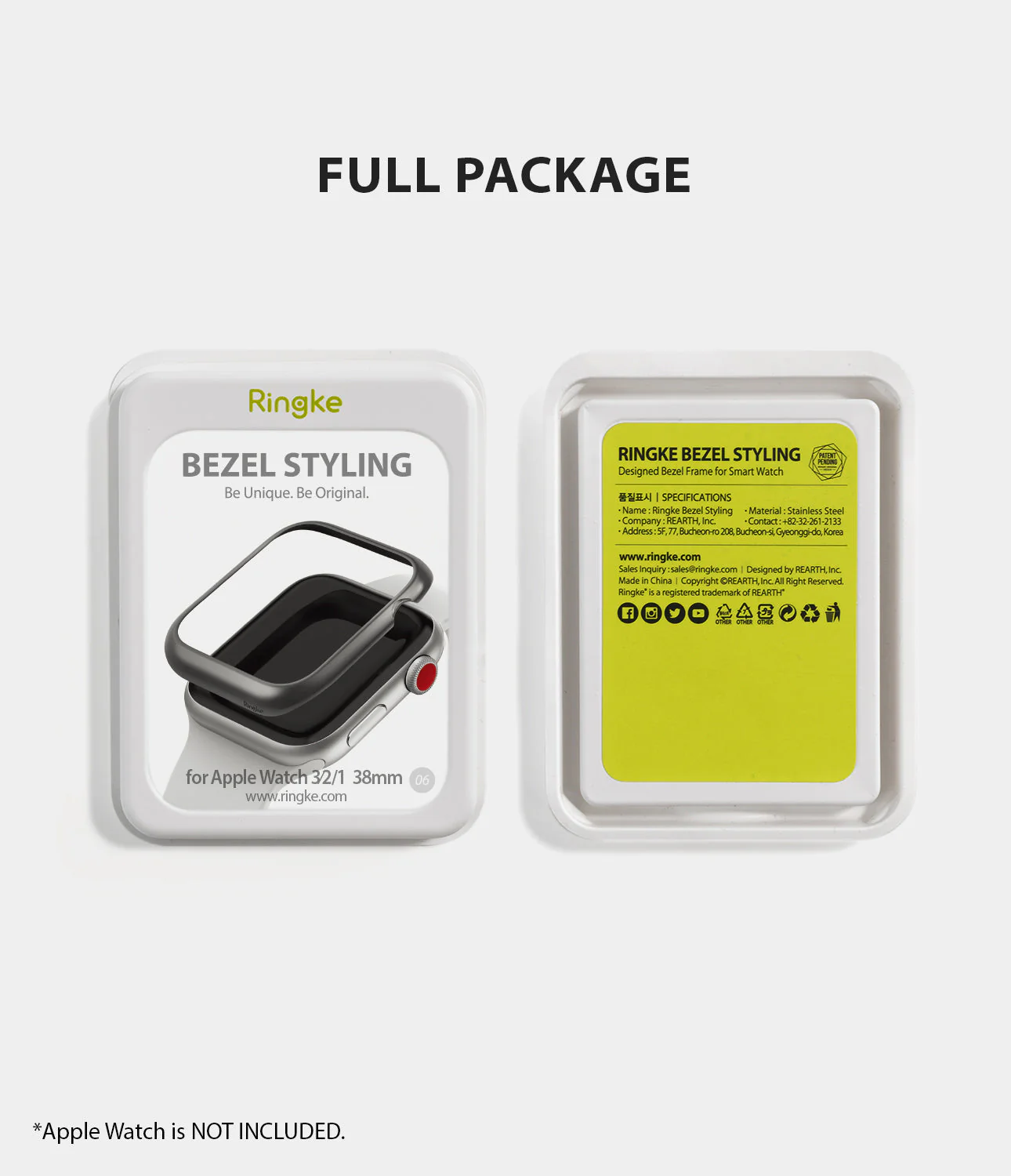 Apple Watch Series 3 / 2 / 1 (38mm) | Bezel Styling - Image 92