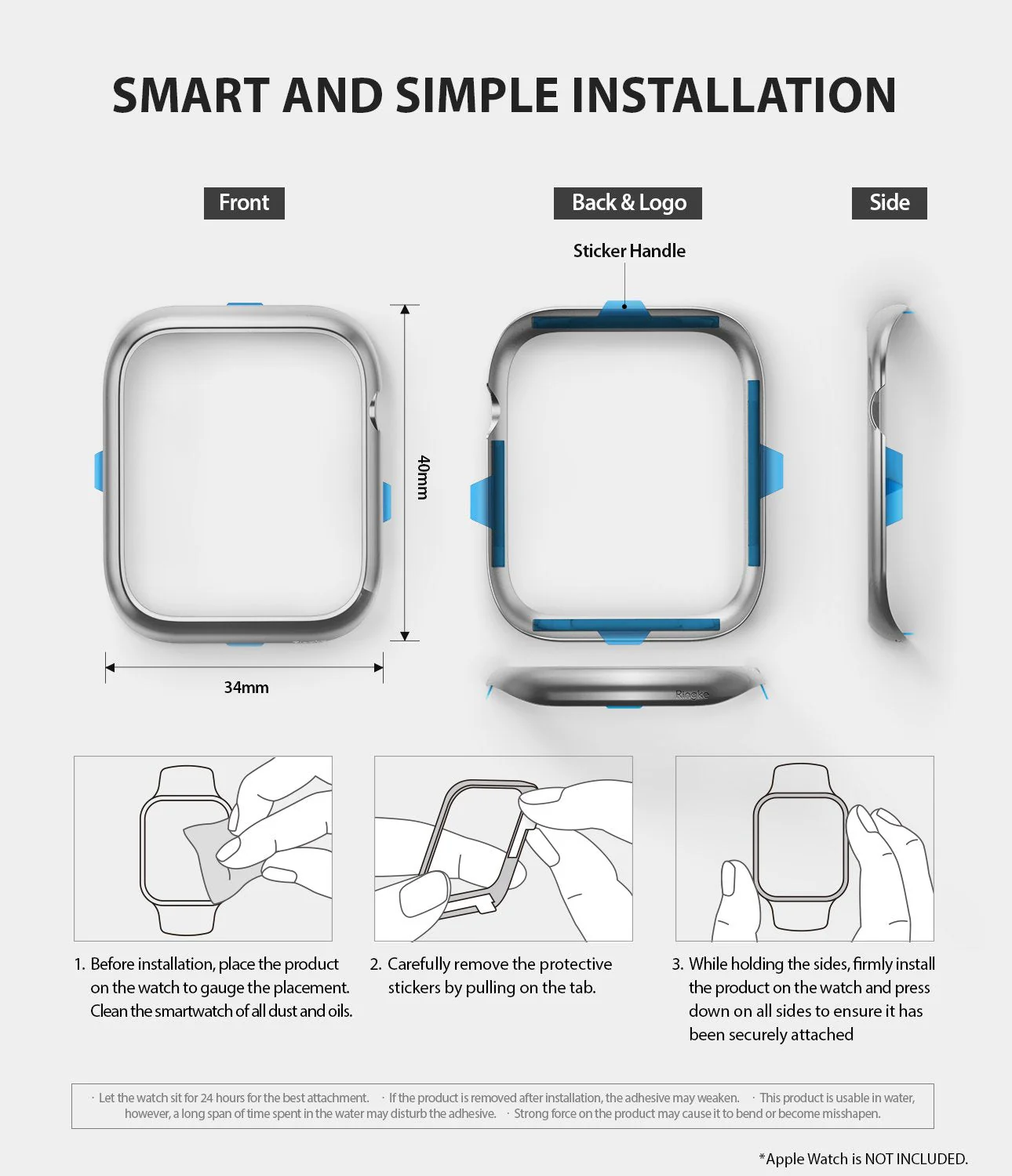 Apple Watch Series 6 / 5 / 4 / SE (40mm) | Bezel Styling - Image 116