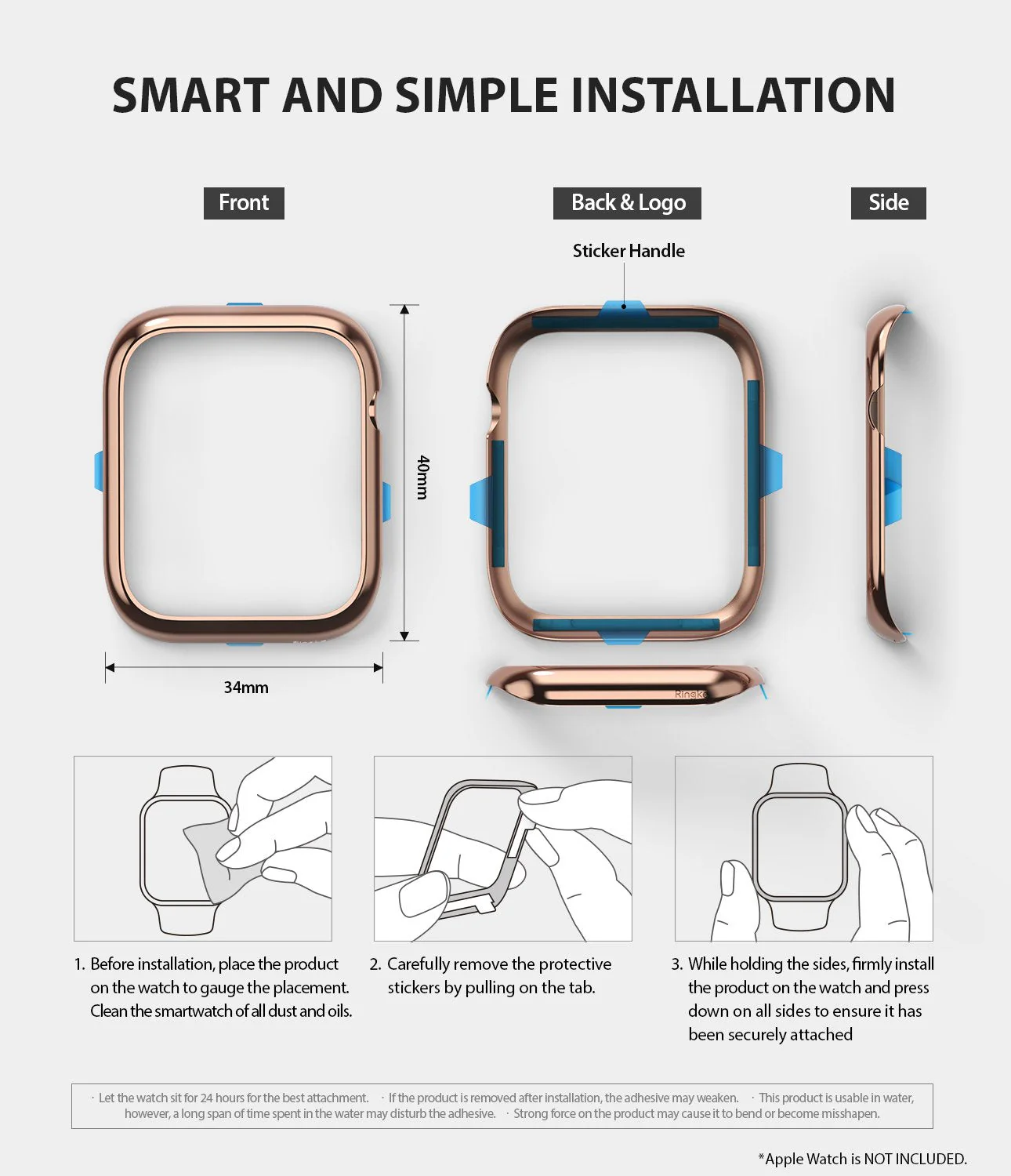 Apple Watch Series 6 / 5 / 4 / SE (40mm) | Bezel Styling - Image 25