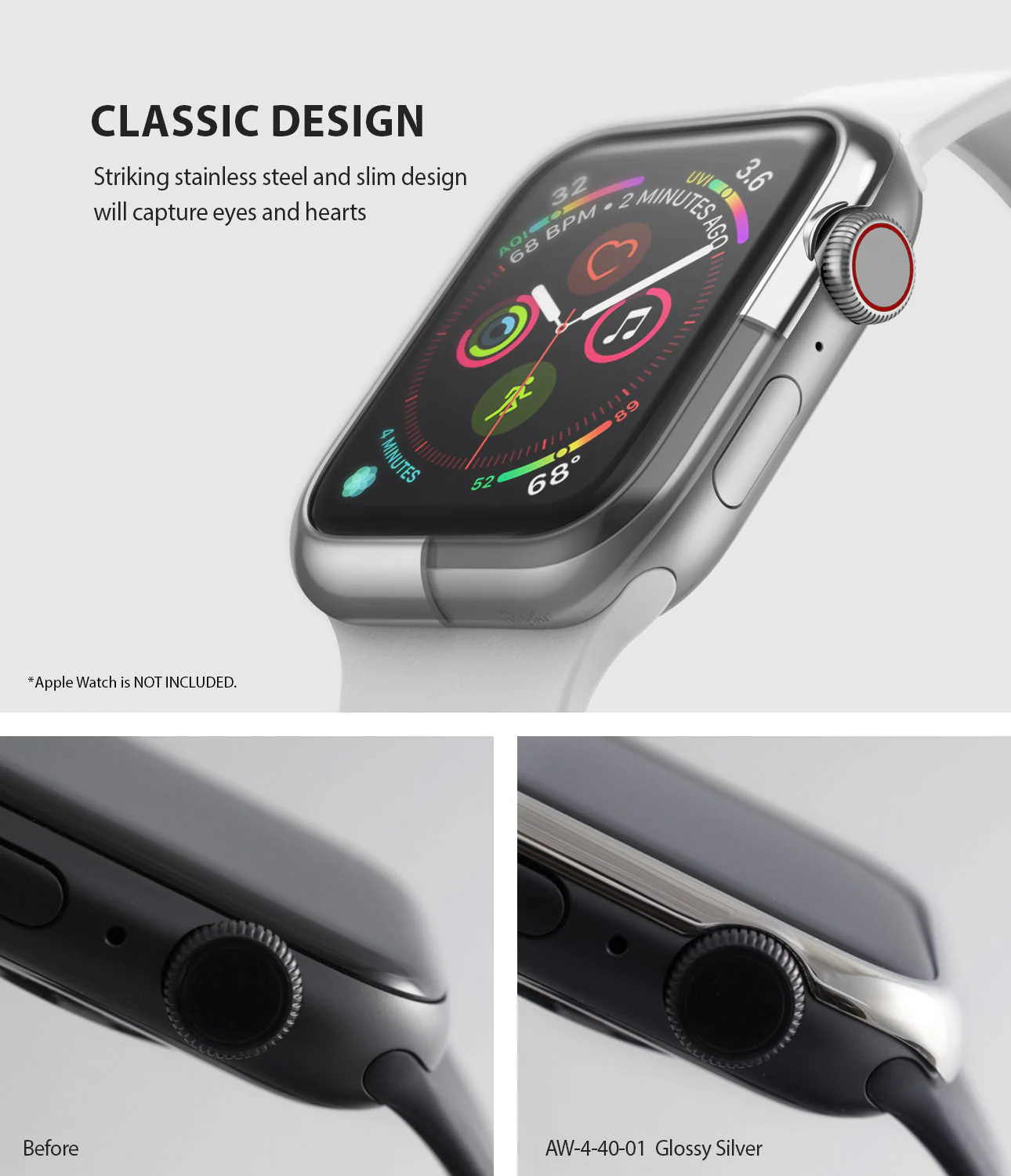 Apple Watch Series 6 / 5 / 4 / SE (40mm) | Bezel Styling - Image 5