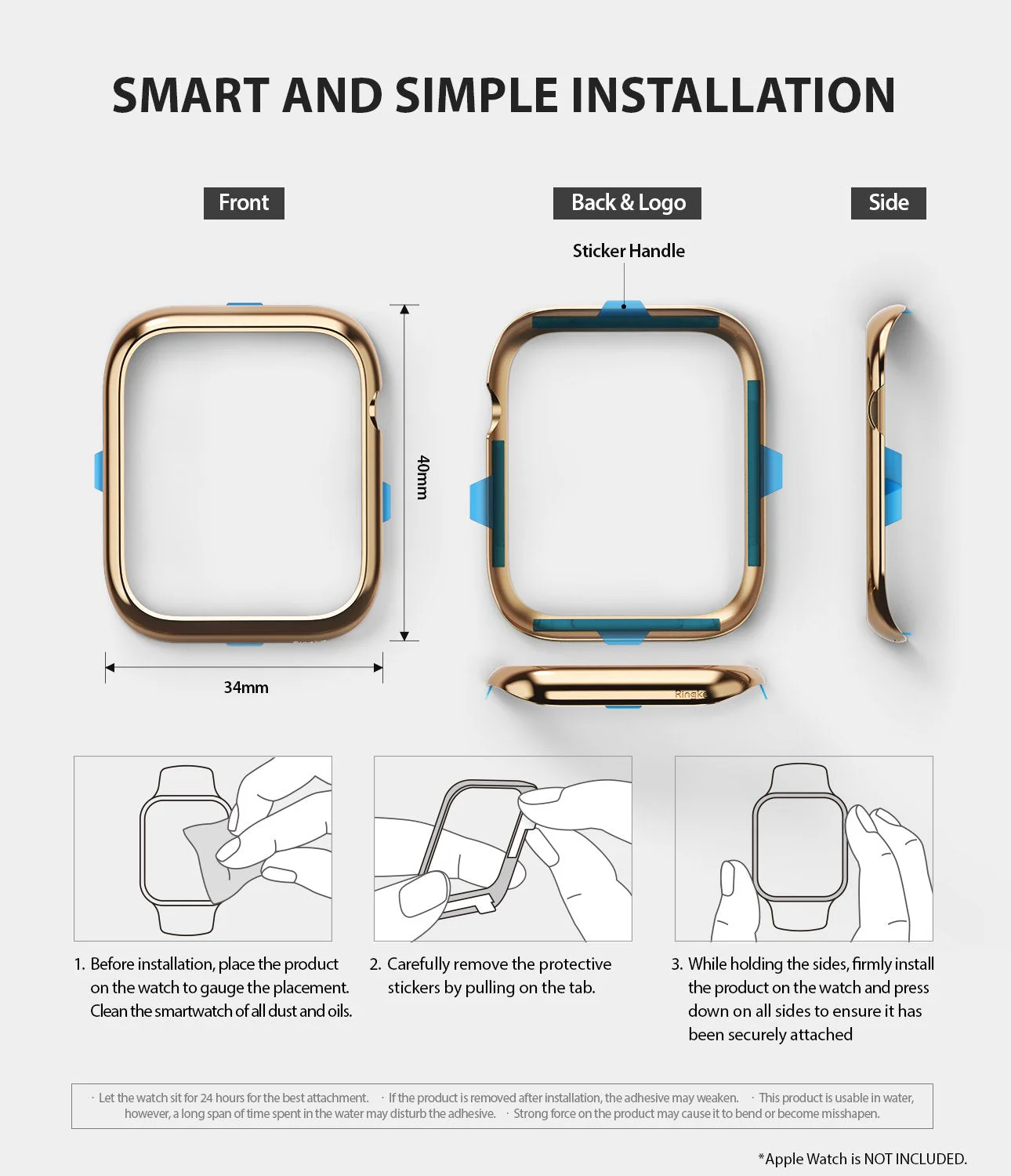 Apple Watch Series 6 / 5 / 4 / SE (40mm) | Bezel Styling - Image 64