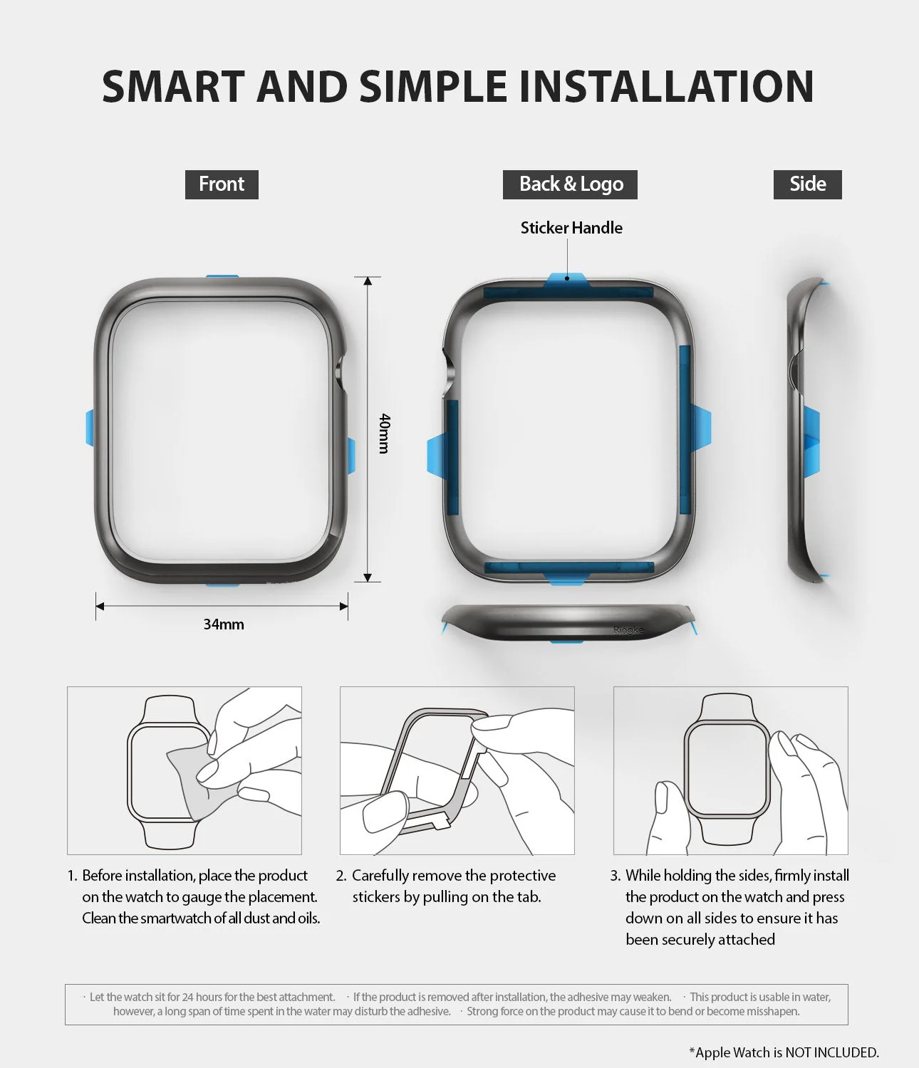 Apple Watch Series 6 / 5 / 4 / SE (40mm) | Bezel Styling - Image 77
