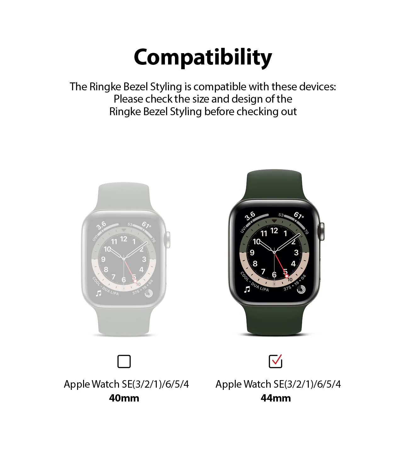 Apple Watch Series 6 / 5 / 4 / SE (44mm) | Bezel Styling - Image 168