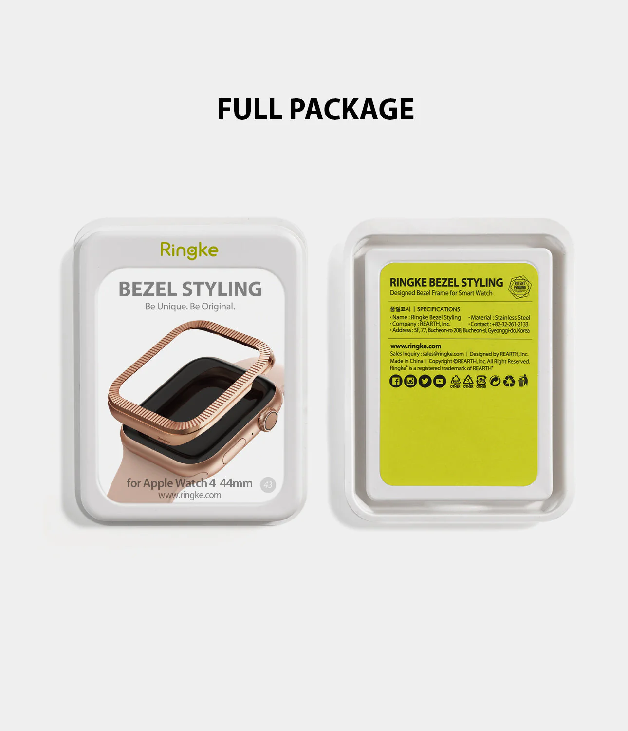 Apple Watch Series 6 / 5 / 4 / SE (44mm) | Premium Bezel Styling O - Image 24
